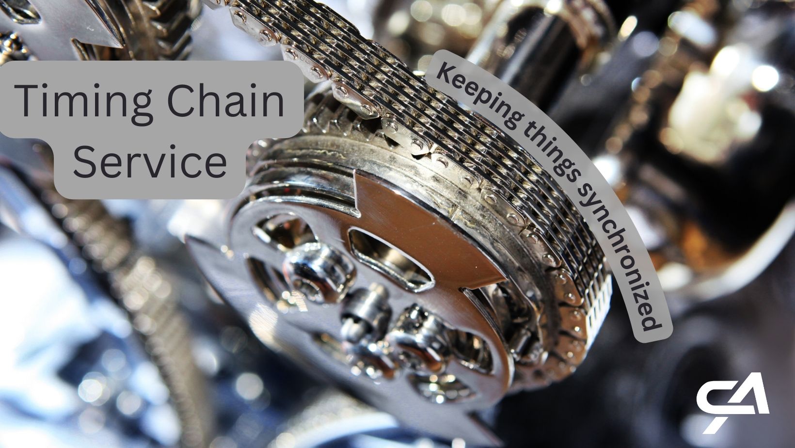 Timing chain service, Engine timing chain, camshaft phaser