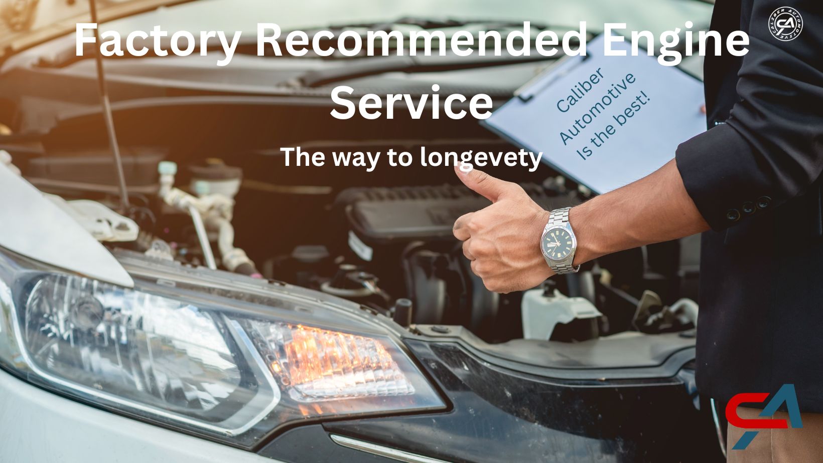 Factory recommended service, Manufacturers recommended service, engine service, mechanic, warranty service