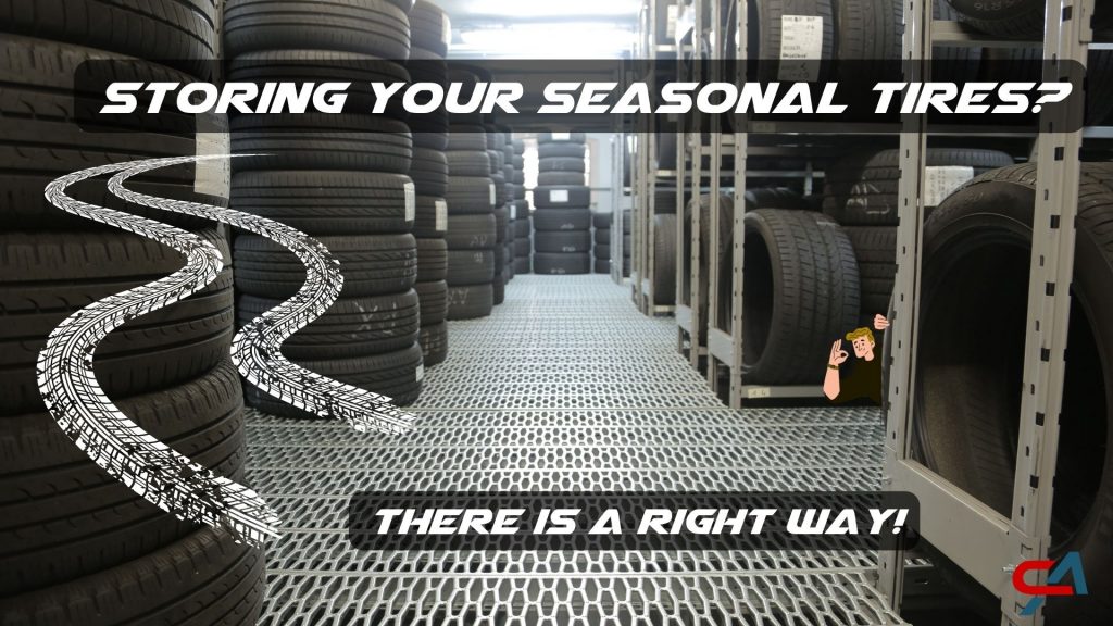 Tire storage, seasonal tire changeover. tires, winter tires, all season tires